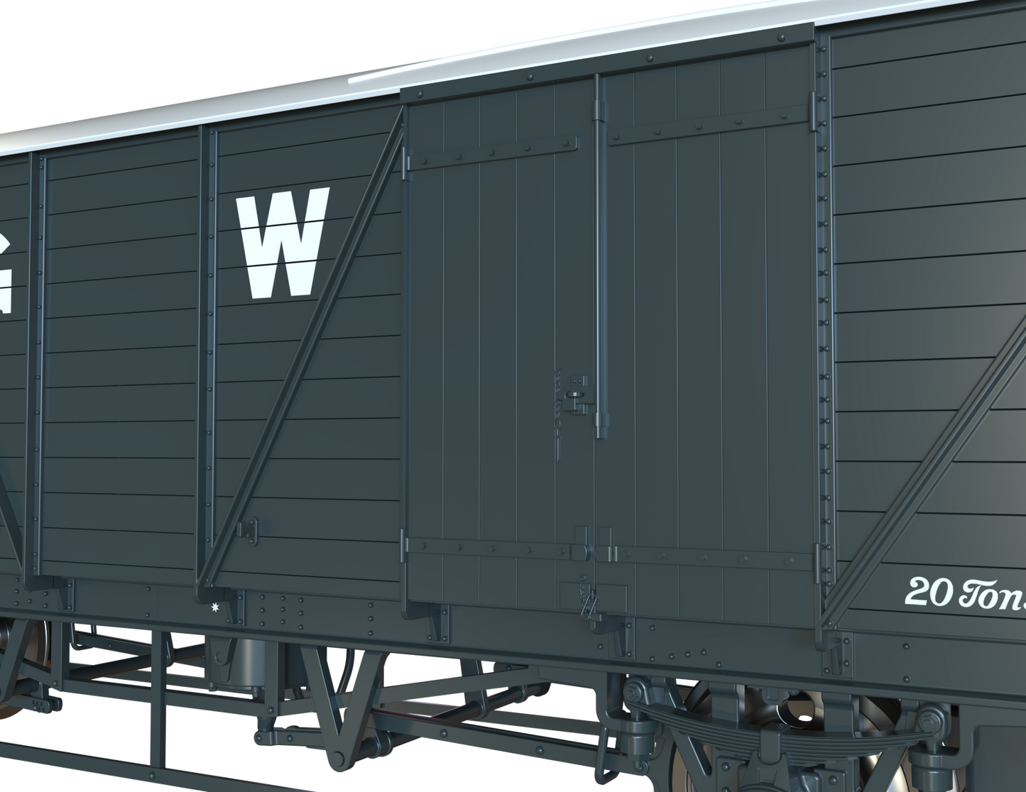 C3065 GWR Grey With White Roof 'Newbury/Slough' Pres. Mink G Van 112843