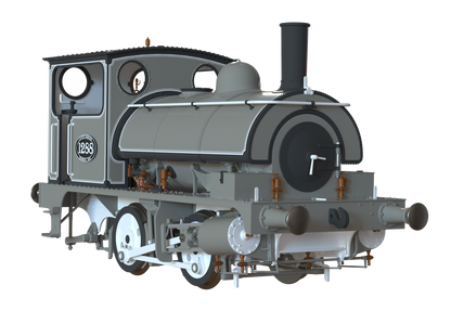 LYR 'Pug' 0-4-0ST 1288 LYR Works Photographic Grey Steam Locomotive