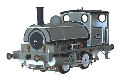 LYR 'Pug' 0-4-0ST 1288 LYR Works Photographic Grey Steam Locomotive