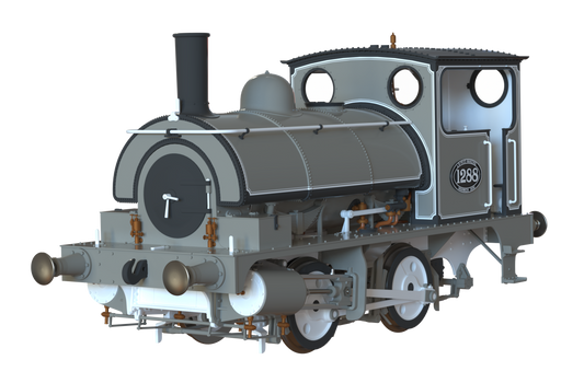 LYR 'Pug' 0-4-0ST 1288 LYR Works Photographic Grey Steam Locomotive