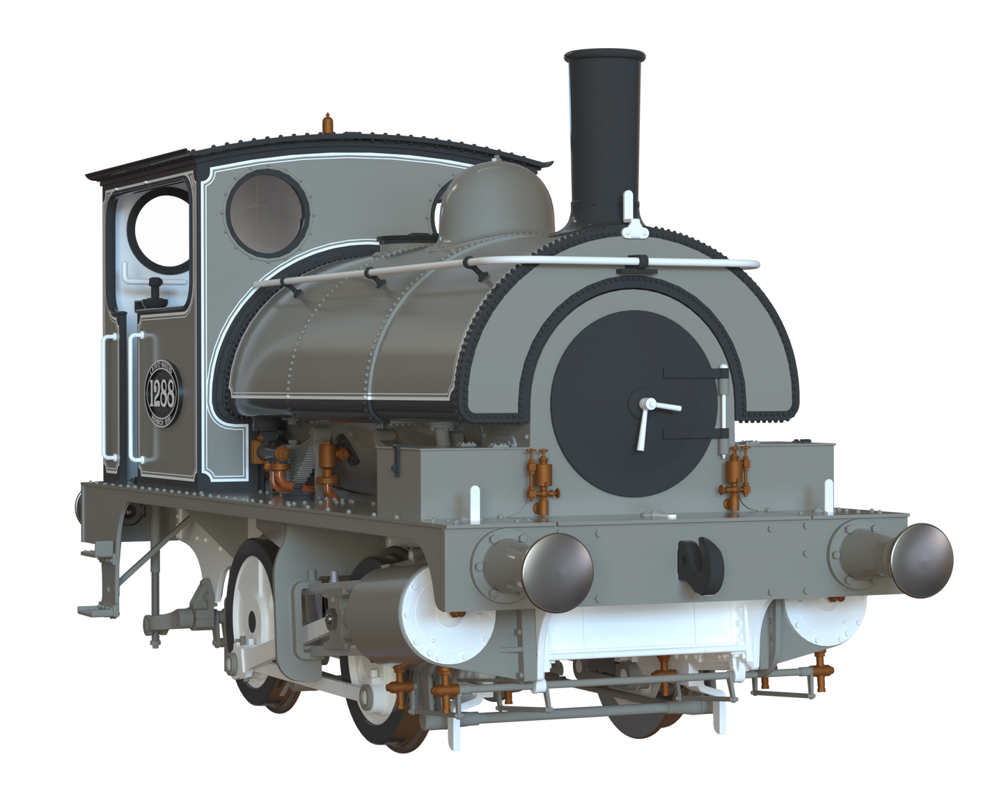 LYR 'Pug' 0-4-0ST 1288 LYR Works Photographic Grey Steam Locomotive