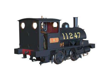 LYR 'Pug' 0-4-0ST 11247 LMS Lined Black Steam Locomotive