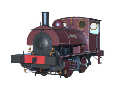 LYR 'Pug' 0-4-0ST "Prince" United Glass Bottle Manufacturer Lined Red Steam Locomotive
