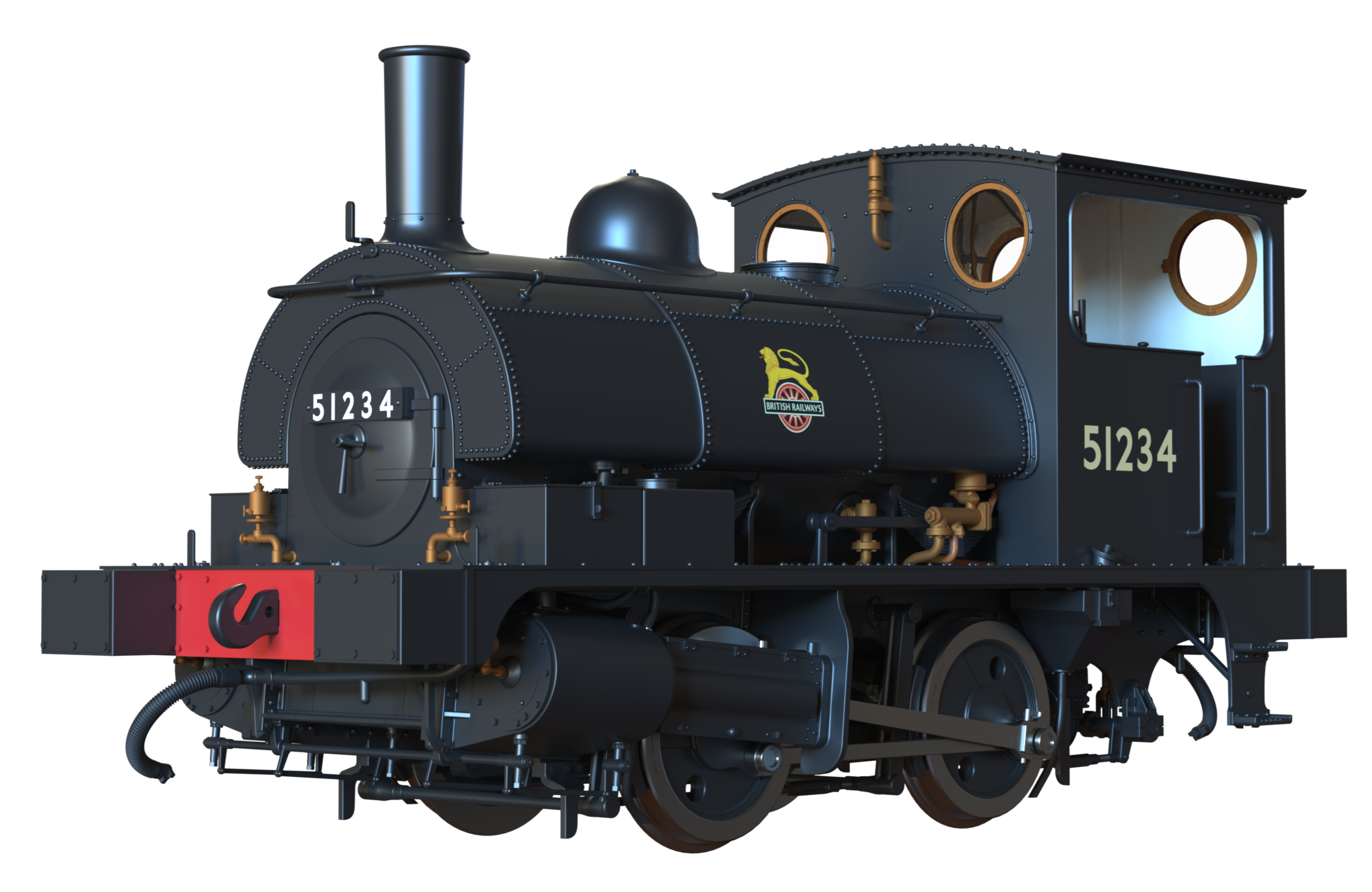 Ellis Clark Trains E1045 LYR 'Pug' 0-4-0ST 51234 BR – Rails