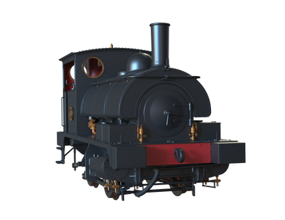 LYR 'Pug' 0-4-0ST 19 LYR Unlined Black (as preserved) Steam Locomotive