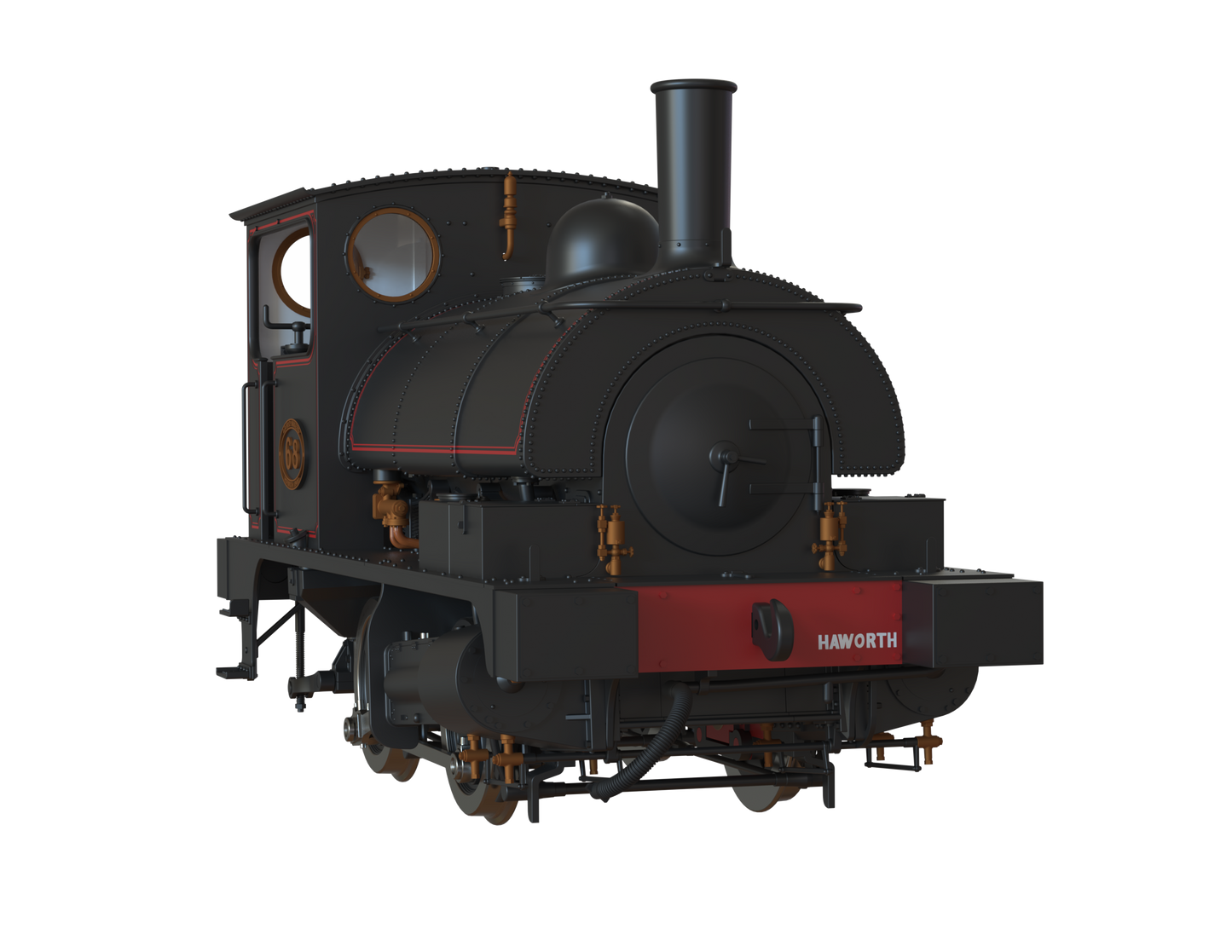 LYR 'Pug' 0-4-0ST 68 LYR Lined Black (as preserved) Steam Locomotive