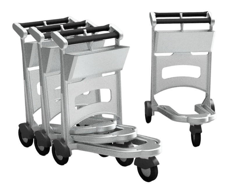 OO Gauge Luggage Trolley (Pack of 6) - Unpainted