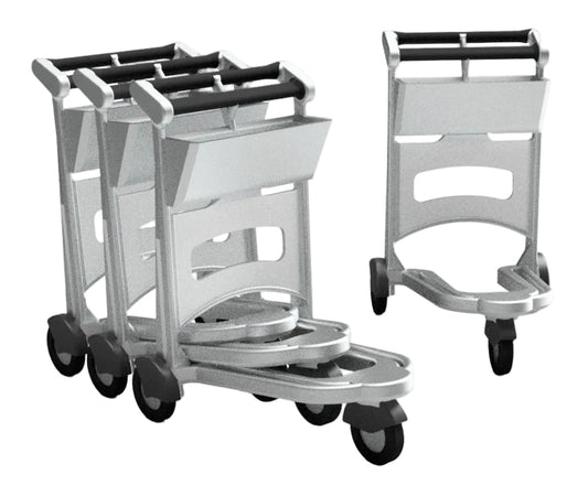 OO Gauge Luggage Trolley (Pack of 6) - Unpainted