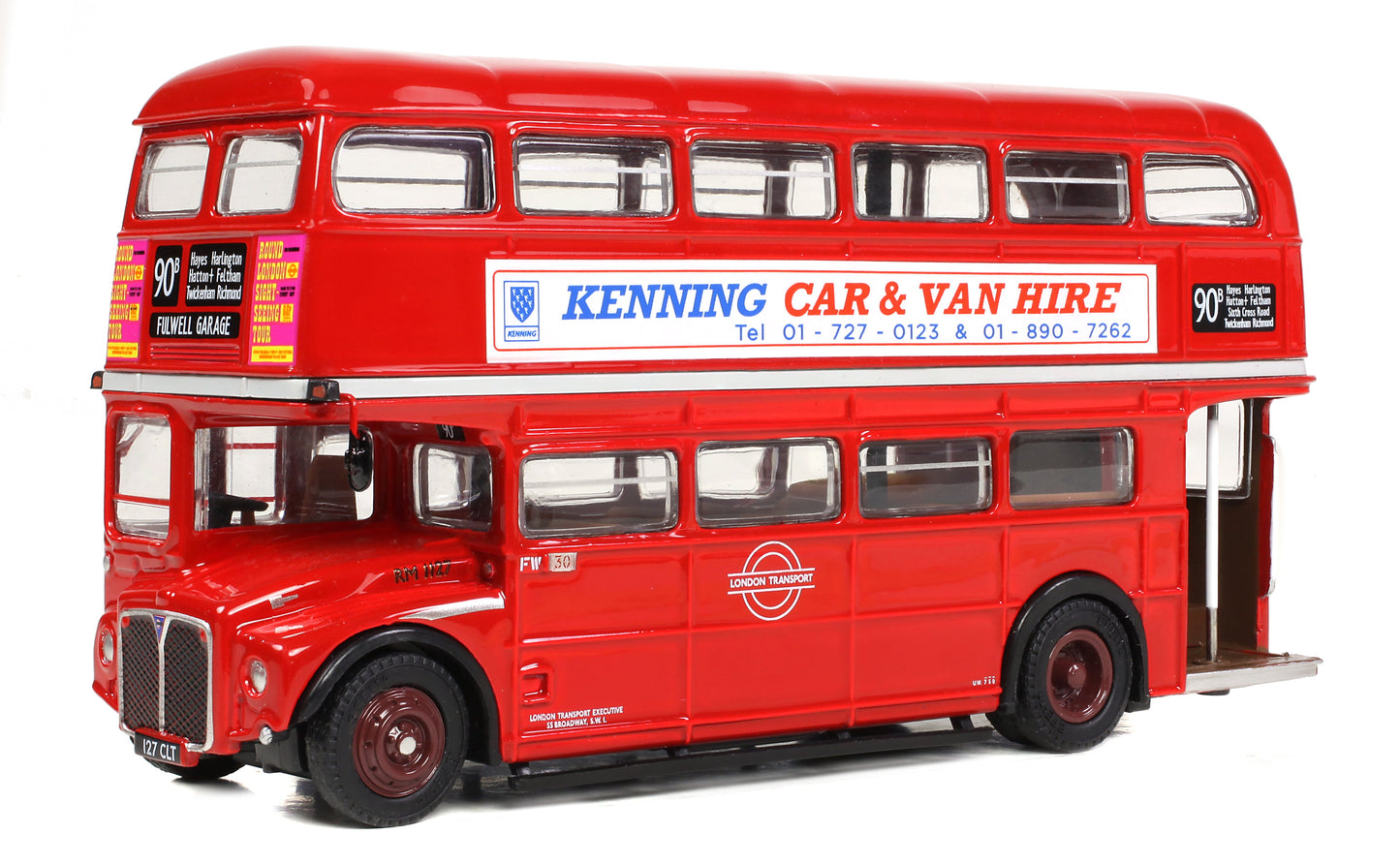 Pre-Owned AEC Routemaster RM1127 London Transport, Route 90B Fulwell Garage