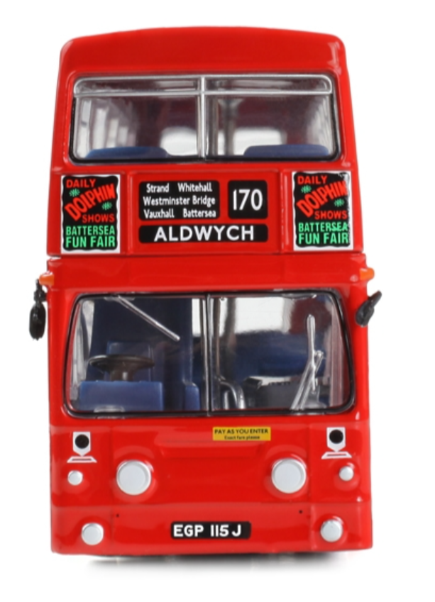 E43001 Daimler Fleetline DMS115 London Transport Route 170 Aldwych
