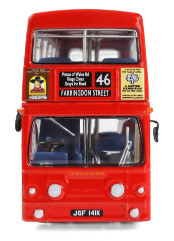 E43003 Daimler Fleetline DMS141 London Transport Route 46 Farringdon Street