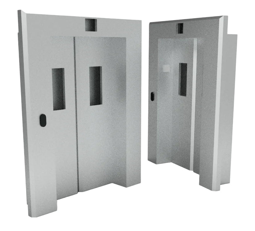 OO Gauge Elevator Doors (Pack of 2) - Unpainted