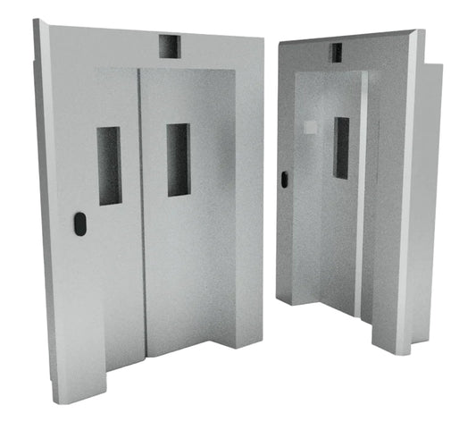 OO Gauge Elevator Doors (Pack of 2) - Unpainted
