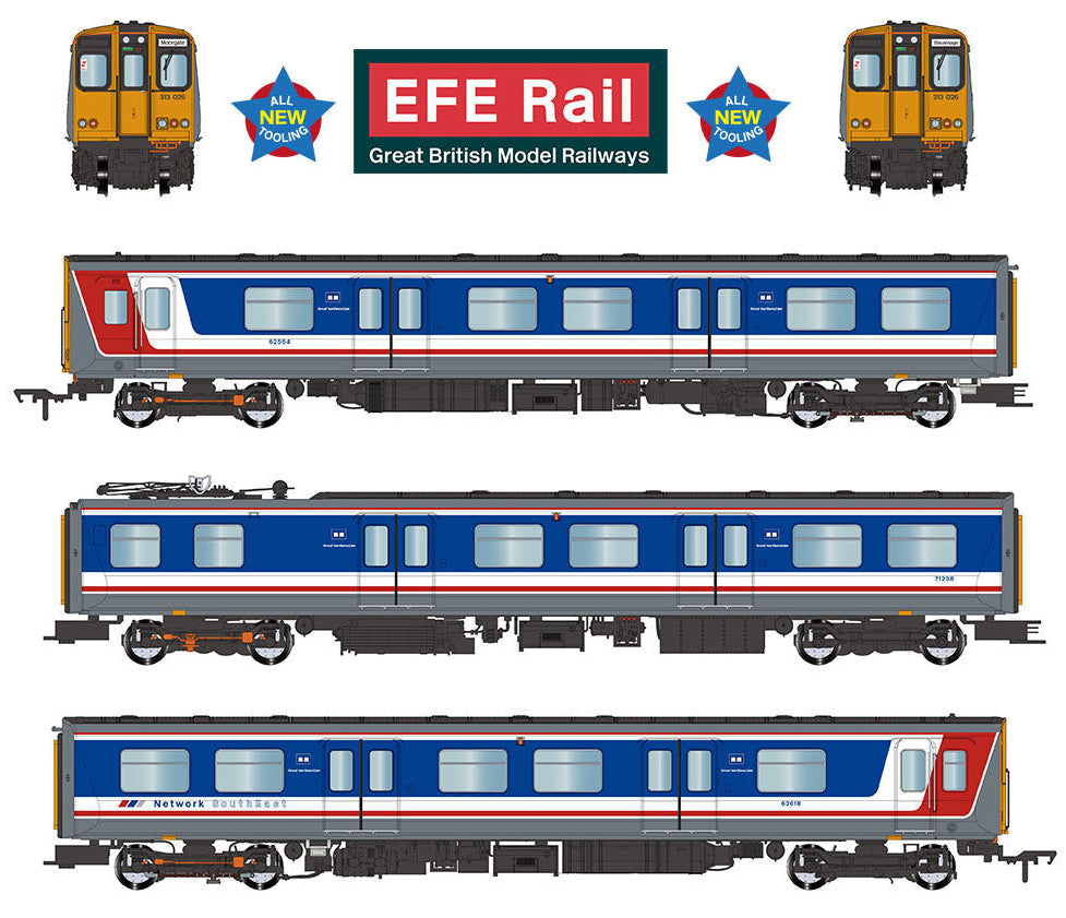 Class 313 3-Car EMU 313026 BR Network SouthEast