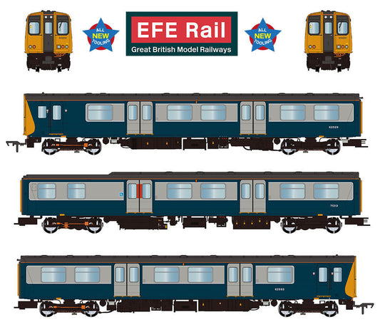 Class 313 3-Car EMU 313201 BR Blue & Grey (Southern)