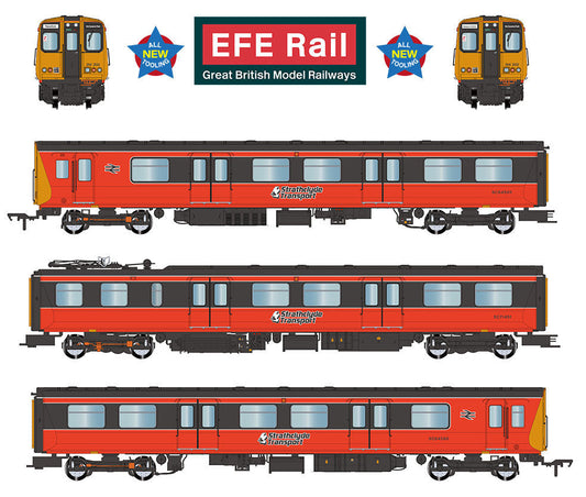 Class 314 3-Car EMU 314202 BR Strathclyde PTE Orange & Black