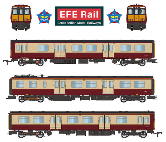 Class 314 3-Car EMU 314201 Strathclyde PTA Carmine & Cream