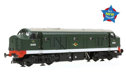 Class 23 'Baby Deltic' Disc Headcode D5906 BR Green (Late Crest) Diesel Locomotive