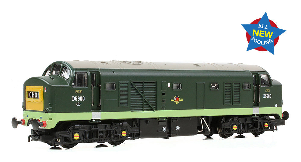 Class 23 'Baby Deltic' Headcode Box D5900 BR Green (Small Yellow Panels) Diesel Locomotive