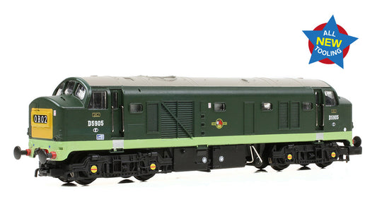 Class 23 'Baby Deltic' Headcode Box D5905 BR Green (Small Yellow Panels) Diesel Locomotive