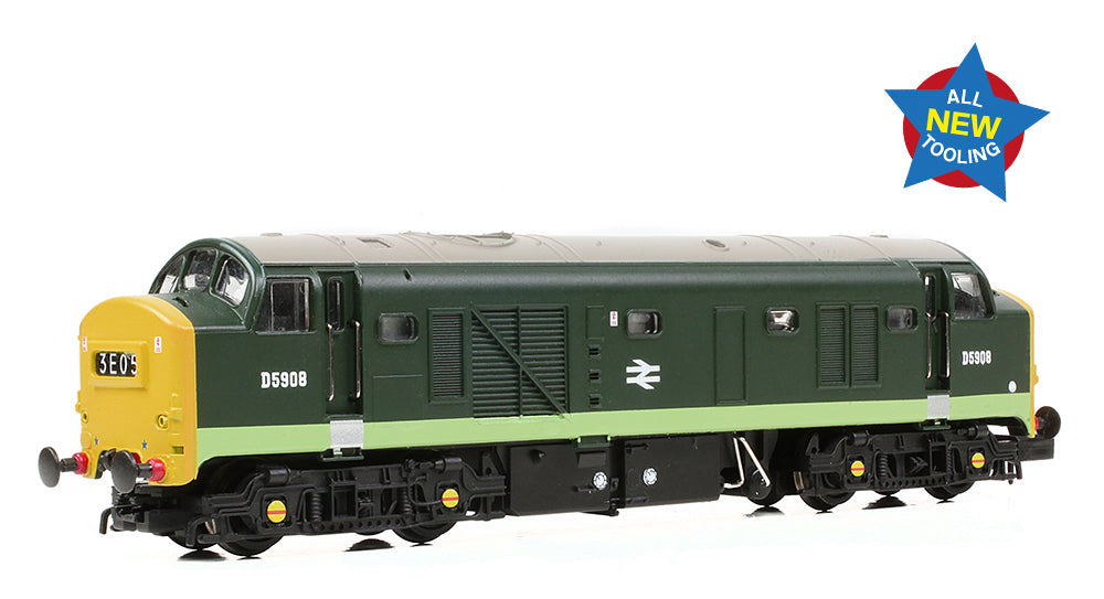 Class 23 'Baby Deltic' Headcode Box D5908 BR Green (Full Yellow Ends) Diesel Locomotive