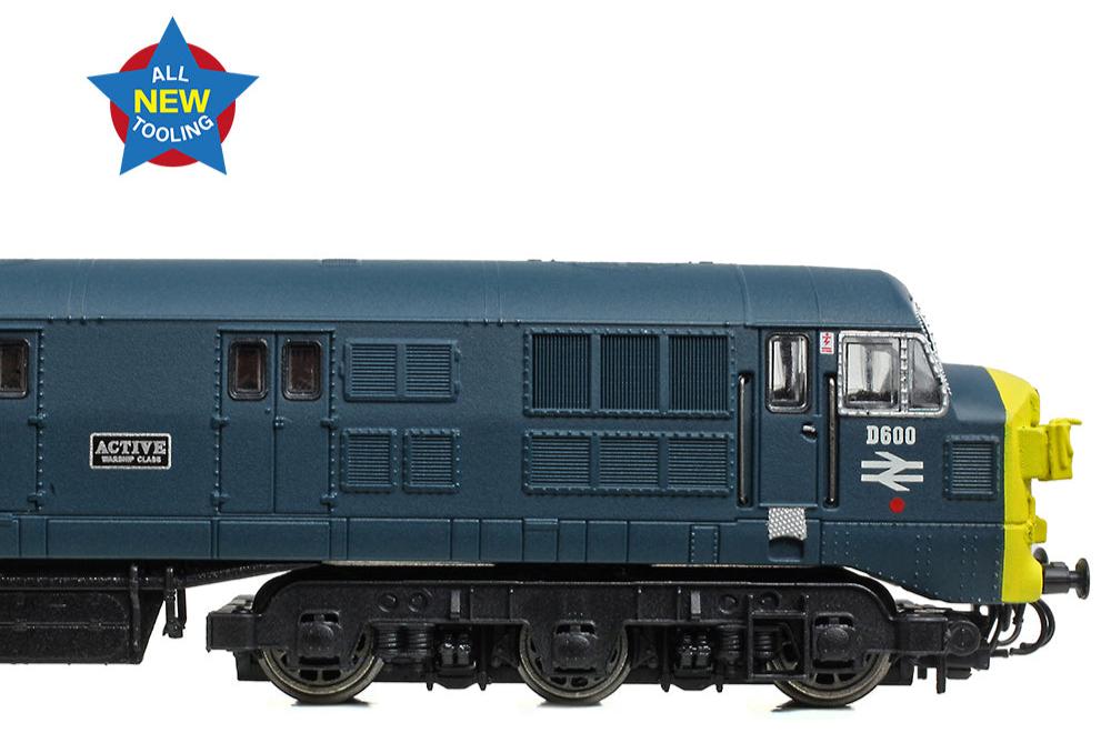 Class 41 'Warship' Headcode Box D600 'Active' BR Blue Diesel Locomotive