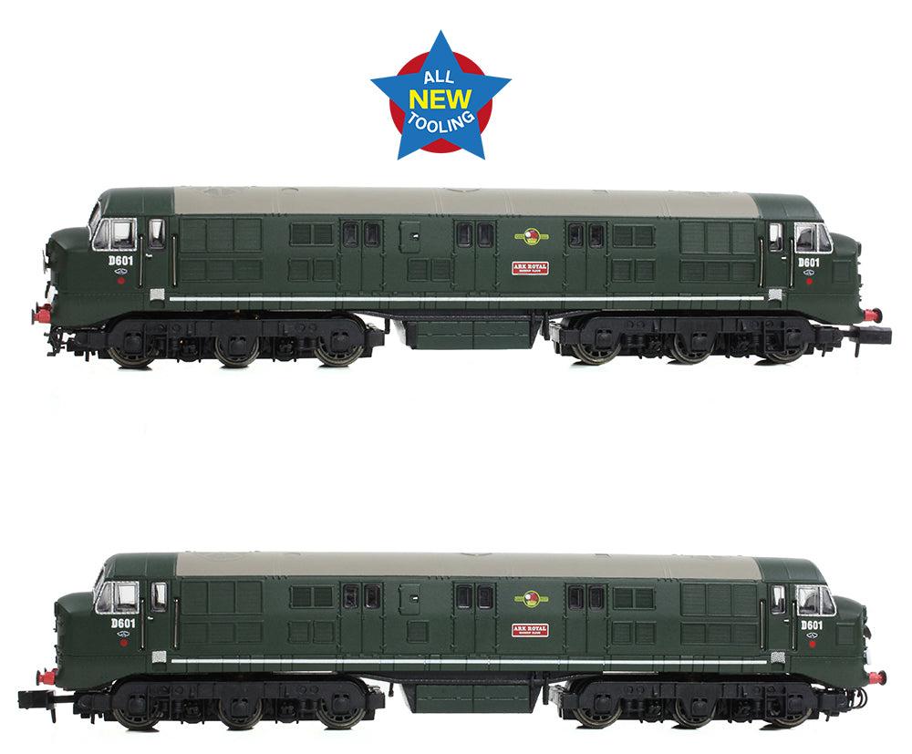 Class 41 'Warship' Disc Headcode D601 'Ark Royal' BR Green (Late Crest) Diesel Locomotive