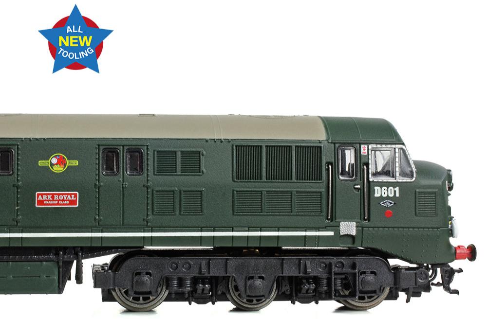 Class 41 'Warship' Disc Headcode D601 'Ark Royal' BR Green (Small Yellow Panels) Diesel Locomotive