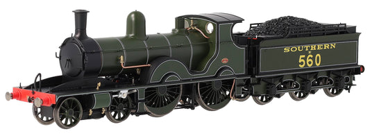 E85024 LSWR Adams T3 560 SR Lined Maunsell Green Steam Locomotive