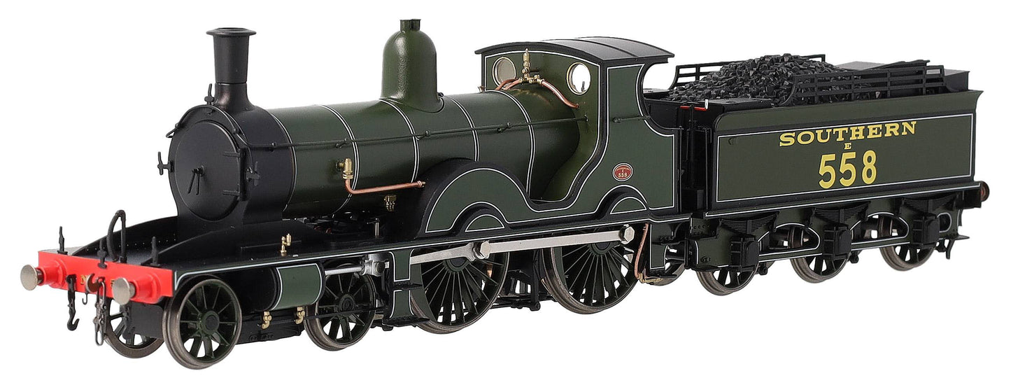 E85025 LSWR Adams T3 558 SR Lined Maunsell Green Steam Locomotive