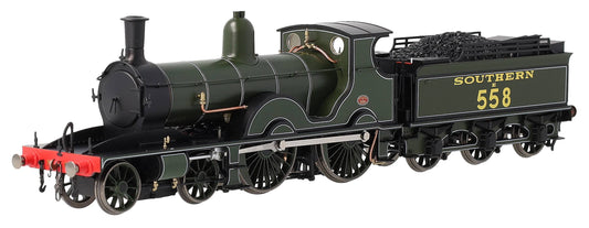 E85025 LSWR Adams T3 558 SR Lined Maunsell Green Steam Locomotive