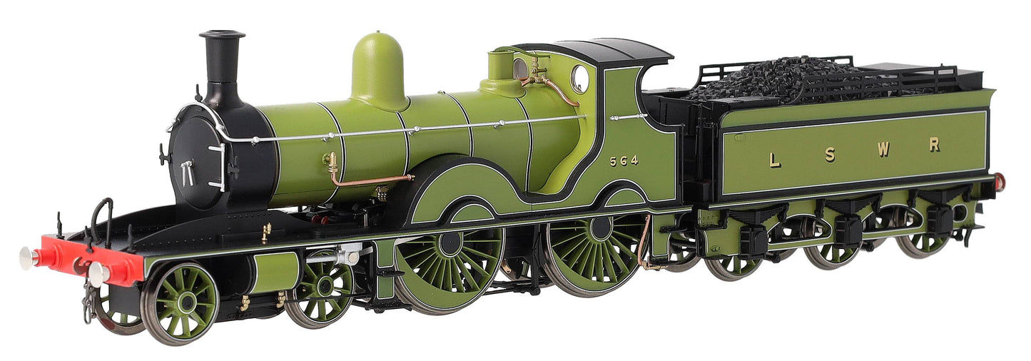E85023 LSWR Adams T3 564 LSWR Urie Green Steam Locomotive