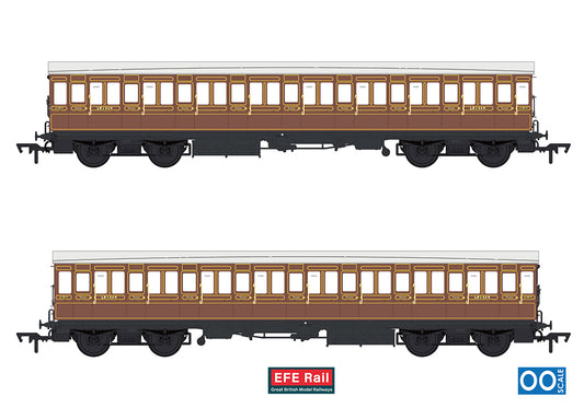 54ft non-Corridor Third LBSCR Raw Umber No.2186