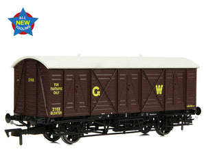 GWR 10T 'Bloater' Fish Van GWR Brown (GW) No. 2168