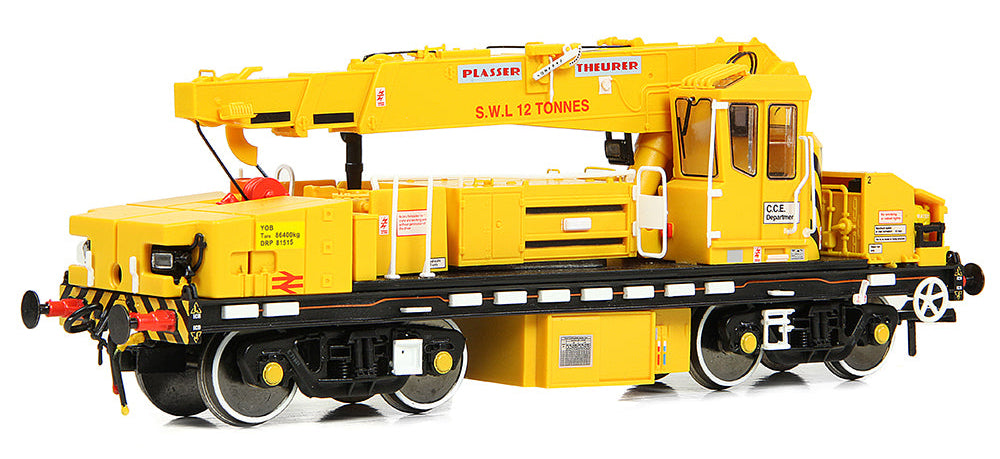 Plasser 12T YOB Diesel-Hydraulic Crane DRP81515 BR Departmental Yellow