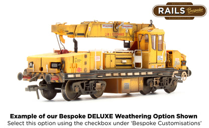 E87108 Plasser 12T YOB Diesel-Hydraulic Crane DRP81515 BR Departmental Yellow