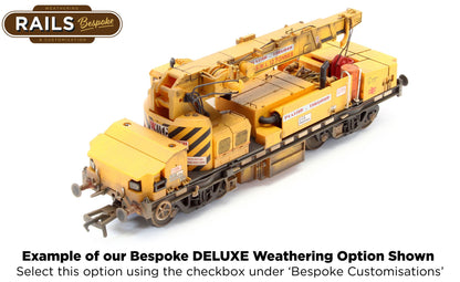 E87108 Plasser 12T YOB Diesel-Hydraulic Crane DRP81515 BR Departmental Yellow
