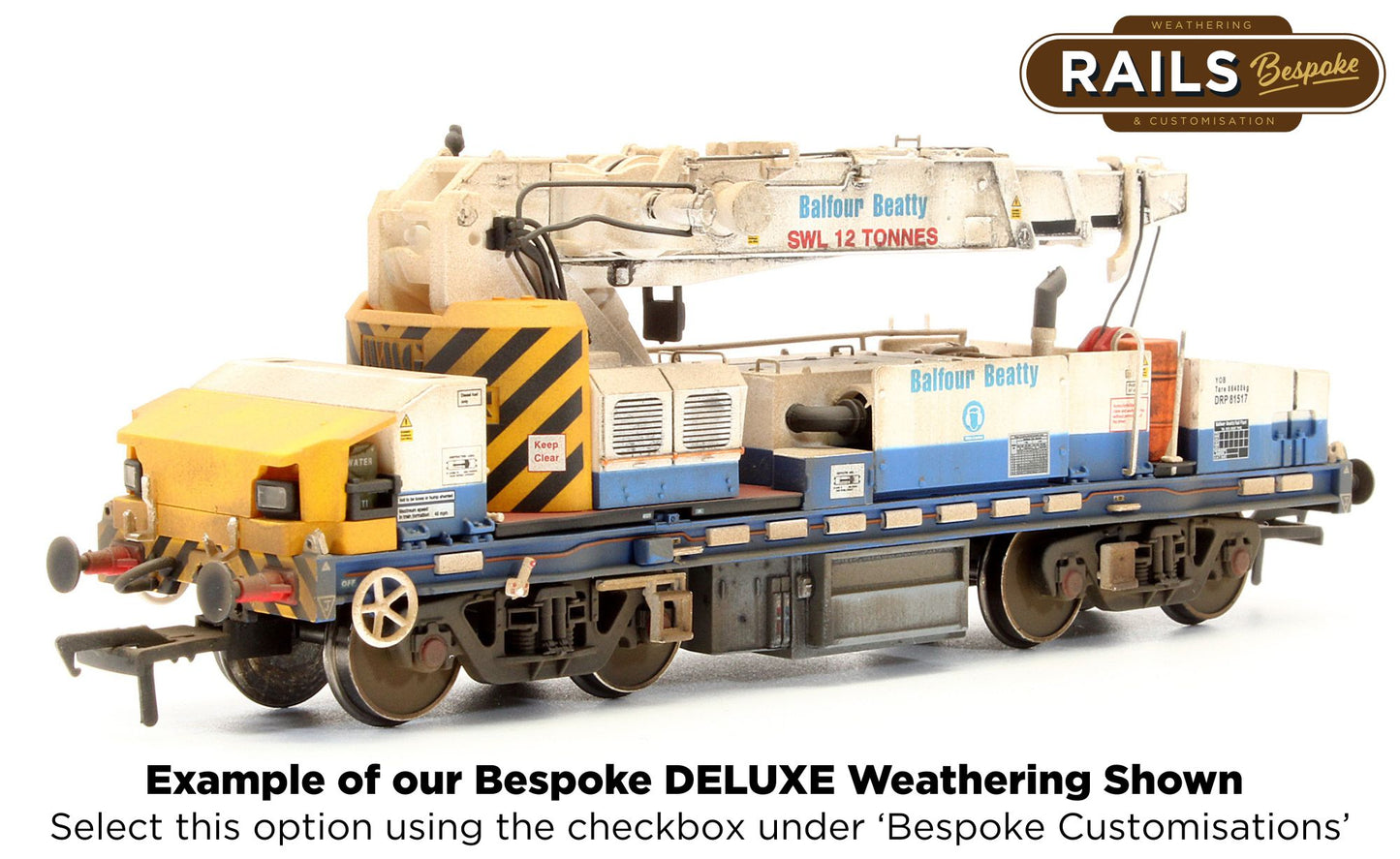 E87109 Plasser 12T YOB Diesel-Hydraulic Crane DRP81517 Balfour Beatty