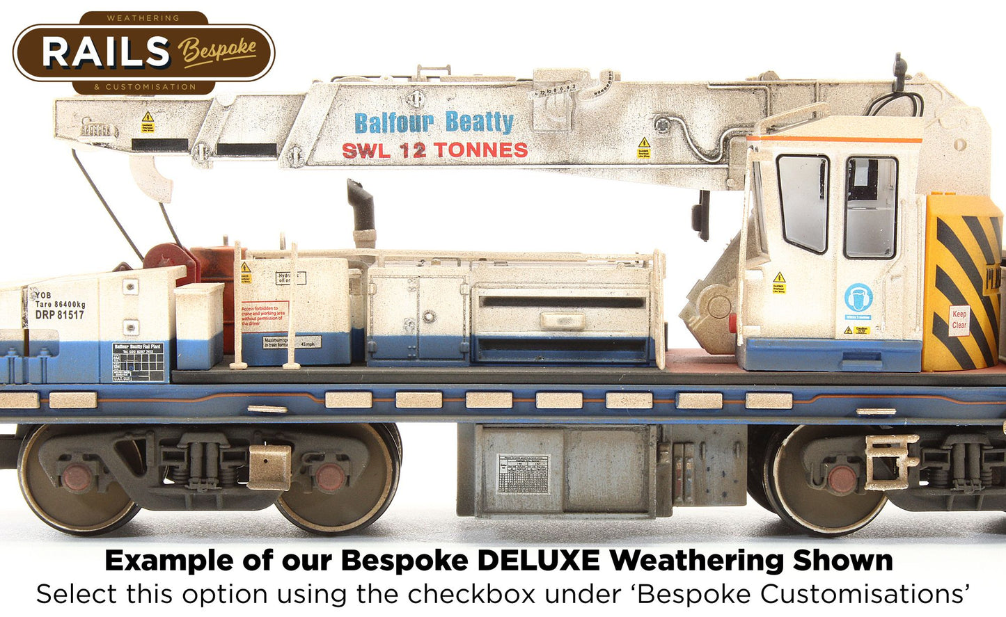 E87109 Plasser 12T YOB Diesel-Hydraulic Crane DRP81517 Balfour Beatty
