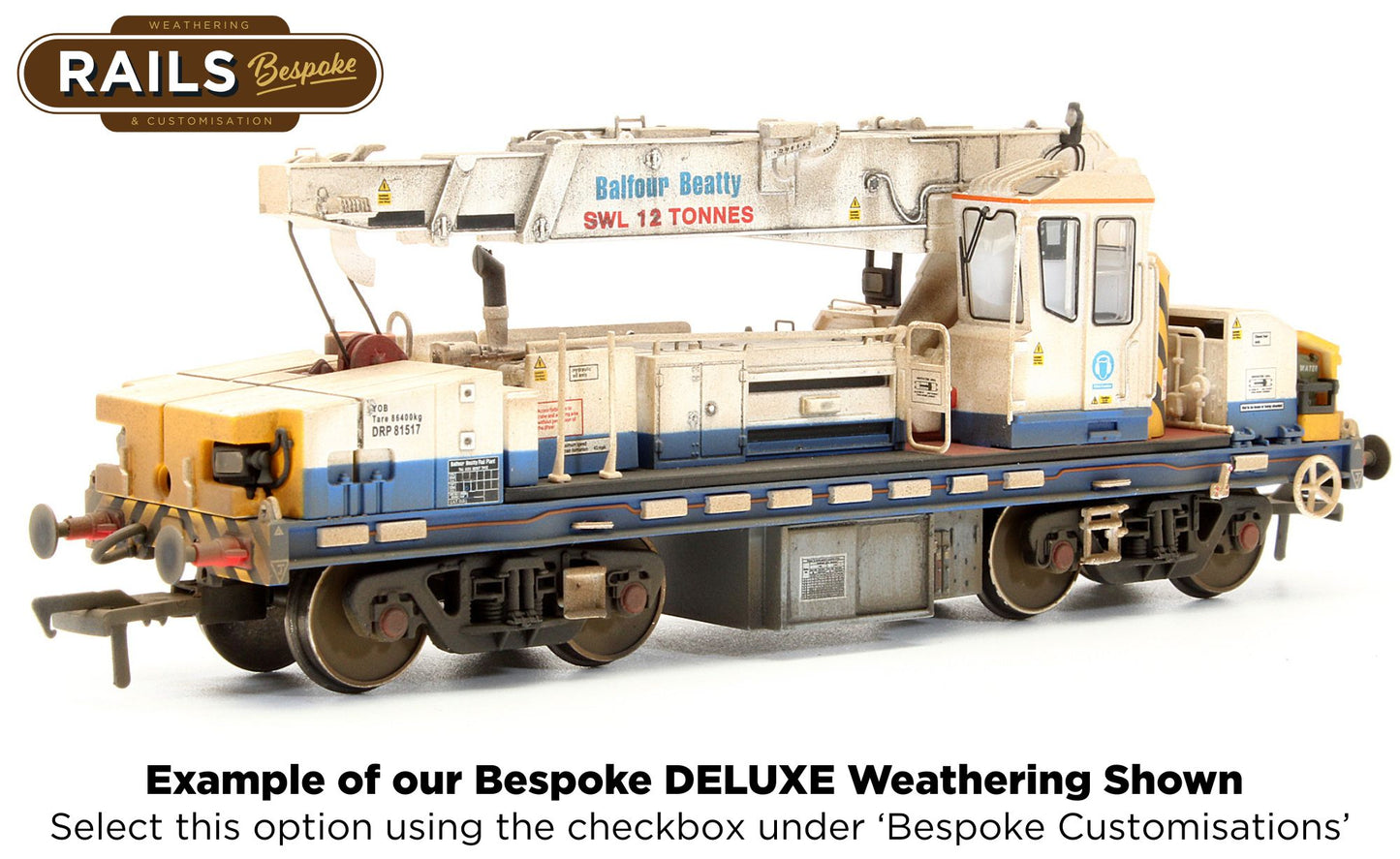 E87109 Plasser 12T YOB Diesel-Hydraulic Crane DRP81517 Balfour Beatty