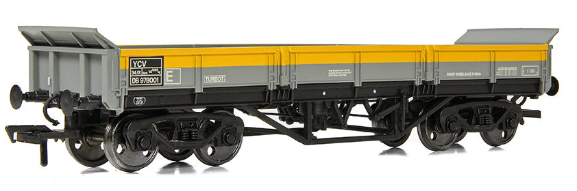 E87119 BR YCV 'Turbot' Bogie Ballast Wagon BR Engineers Grey & Yellow