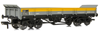 E87119 BR YCV 'Turbot' Bogie Ballast Wagon BR Engineers Grey & Yellow