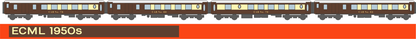 RT-KP-BR-247C All-steel K-type Pullman - BR (E) ECML 1950s Pack