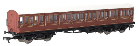 E86026 54ft non-Corridor Third LBSCR Raw Umber No.2186
