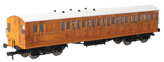 E86031 54ft non-Corridor Brake Third Lined Teak No.416