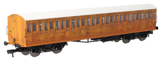 E86032 54ft non-Corridor Third Lined Teak No.421
