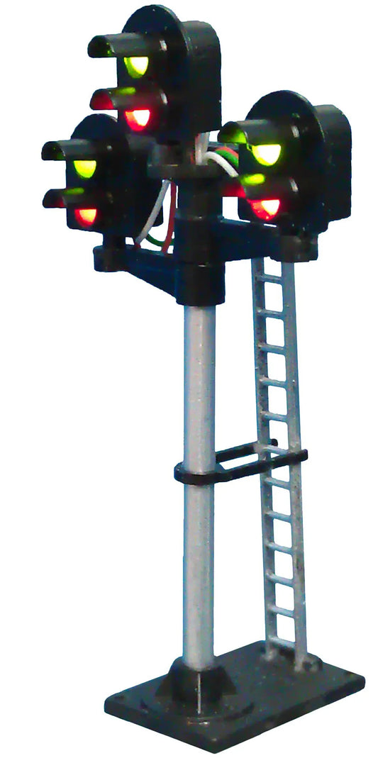 2-2-2 Aspect Home 3 Way Junction Kit Round Head Signal