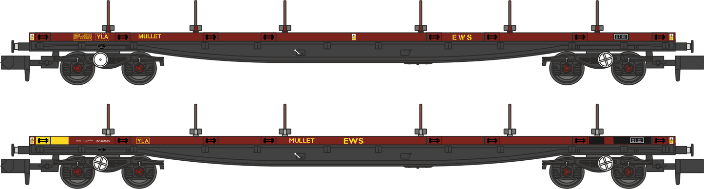 YLA Mullets EWS Livery Twin Pack No.DC967583 and DC967603