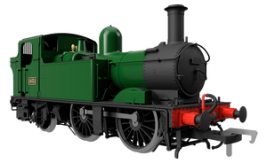 14XX Class 0-4-2 1444 BR Green Lined Early Crest Steam Locomotive - DCC Fitted