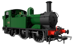 14XX Class 0-4-2 1444 BR Green Lined Early Crest Steam Locomotive - DCC Sound